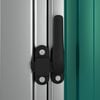 vidaXL Garden Shed Green Galvanized steel, plastic 46.7x38.2x82.5 in
