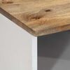 vidaXL TV Cabinet Mango natural with white