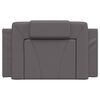 vidaXL Headboard Cushion Grey 75% PVC, 5% cotton, 20% polyester 31.5 in