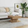 vidaXL Coffee Table Artisan Oak Engineered Wood Small Coffee Table