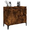 vidaXL Bathroom Cabinet Smoked Oak Engineered Wood Medium