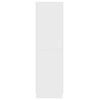 vidaXL Apothecary Cabinet White Engineered wood Medium