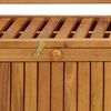 vidaXL Patio Storage Bench with Cushion 66.9" Solid Acacia Wood