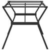 vidaXL Dining Table Leg Black Powder-Coated Steel Standard