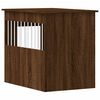 vidaXL Dog Crate Furniture Brown Oak Engineered wood, Steel Medium