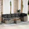 vidaXL Garden Sofa Set Grey