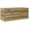 vidaXL Garden Planter Treated Pinewood 43.3 in x 15.7 in x 17.9 in Rustic