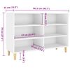 vidaXL Sideboard White 40.7"x13.8"x27.6" Engineered Wood