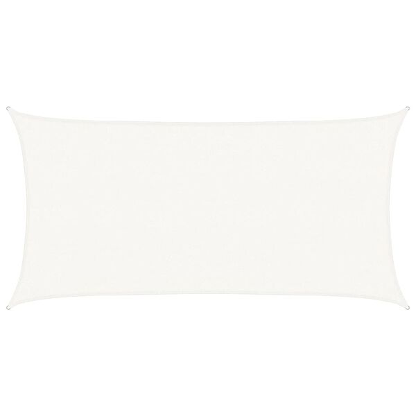 vidaXL Sunshade Sail 1.75 oz/ft&sup2; White 8.2x16.4' HDPE