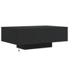vidaXL Coffee Table Black Engineered wood Low Coffee Table Coffee Table
