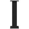 vidaXL Plant Stand 2 pcs Black Oak 11.81 x 11.81 x 37.40 in
