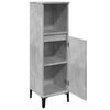 vidaXL Bathroom Cabinet Concrete grey Engineered wood Medium