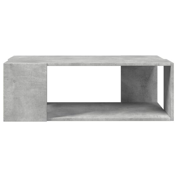 vidaXL Coffee Table Concrete grey Engineered wood Low Coffee Table