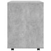vidaXL Storage Cabinet Concrete Grey Engineered Wood Standard