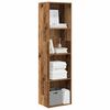 vidaXL Bookcase Old wood Engineered wood 15.7x11.8x59.8 in Modern
