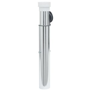 vidaXL In-ground Umbrella Base Silver Anodized Aluminum Large Durable
