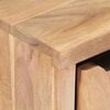 vidaXL Bedside Cabinet Natural Wood Solid Acacia Wood Medium