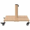 vidaXL Parasol Base Light Wood 17.72 x 17.72 x 12.40 in
