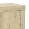 vidaXL Plant Stand Set of 2 Sonoma oak Engineered wood Small