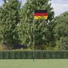 vidaXL Germany Flag Multicolor Aluminum, Polyester Large