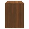 vidaXL Shoe Cabinet Brown Oak Engineered Wood 31.5x13.8x17.7 in