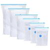 vidaXL Storage Bags 5 pcs Transparent and Blue 47.24 x 27.56 in