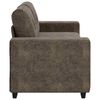 vidaXL Loveseat Sofa with Cushion Dark gray Artificial Leather