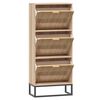 vidaXL Shoe Cabinet Engineered wood Standard Shoe Cabinet Rectangular