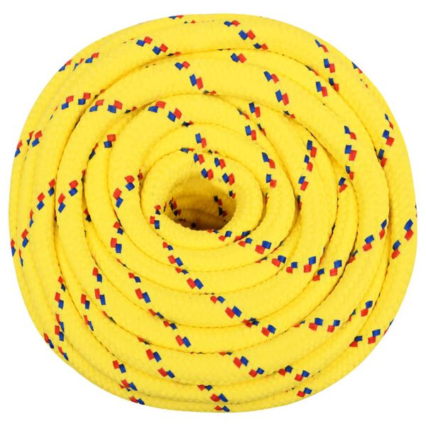 vidaXL Boat Rope Yellow 0.71 " 82.0 ' Polypropylene