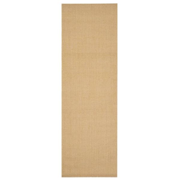 vidaXL Rug Natural 100% Sisal 31.5 x 98.4 in Rug Rectangular