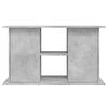 vidaXL Aquarium Stand Concrete Gray Engineered Wood Large Storage