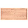 vidaXL Table Top Light brown Solid oak wood 47.2x19.7x2.4 in Foldable