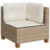 vidaXL Garden Sofa Set Beige
