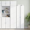 vidaXL Wall Cabinet White Engineered wood Medium Wall Cabinet