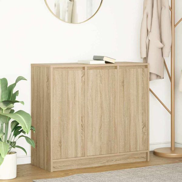 vidaXL Sideboard Sonoma oak Engineered Wood Medium Sideboard