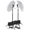 Portable Speedlight Set Tripods Umbrellas Trigger & Receiver Lights