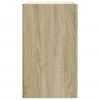 vidaXL Wall Cabinet Sonoma Oak Engineered Wood Medium Wall Cabinet