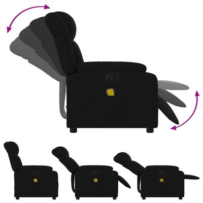 Side view of recliner showing multiple reclining positions.