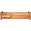 vidaXL Raised Bed Set of 2 Brown Acacia wood Large Durable