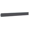 vidaXL Lawn Edgings 10 pcs Anthracite 3.9x40.6" Cold-rolled Steel