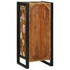 vidaXL Bathroom Cabinet with Shelf with Door Brown Solid Reclaim Wood