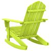 vidaXL Garden Rocking Chair Green Solid fir wood Standard