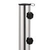 vidaXL Parasol Base Black Granite, Stainless Steel Medium