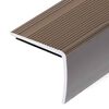vidaXL Stair Nosings in L-shape 5 pcs Aluminium 39.4 " Brown