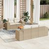 vidaXL Garden Sofa Set Beige