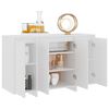 vidaXL Sideboard White Engineered wood 47.2x16.1x29.5 in Sideboard