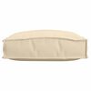 vidaXL Pallet Cushion for suitable for Seat 4 pcs Beige 40 x 40 x 8 cm