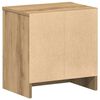 vidaXL Bedside Cabinet Set of 2 Artisan Oak Engineered wood Compact