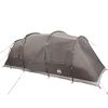vidaXL Family Tent Tunnel 6-Person Brown Waterproof