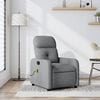 vidaXL Massage Recliner Chair Light Grey